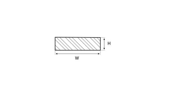 Flat profile A/2275, 14x3 mm
- Silicone square, elastic
- 60 +/- 5 Shore A, light talc
- Tolerance ISO 3302-1 E2, semi-translucent
- ±100 m/spool